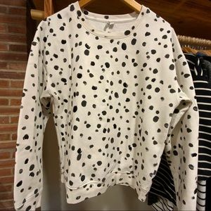 & Other Things + VANS Polka Dot Sweater Size 8